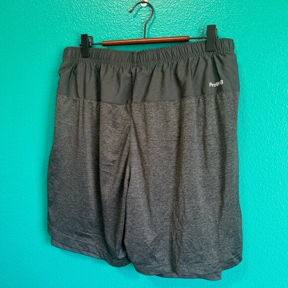 Spyder Active Proweb Gray Athletic Men's Shorts Medium - Picture 6 of 9